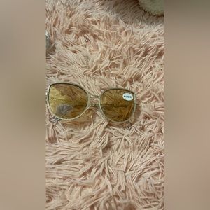 Aldo gold sunglasses
